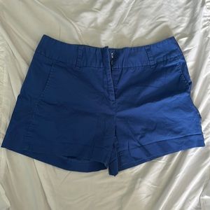 Blue shorts size 8